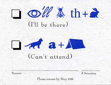 Our RSVP Card